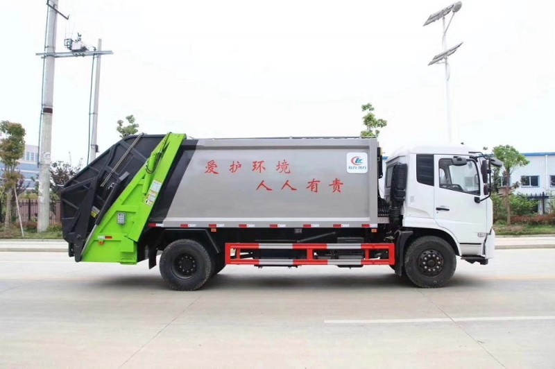 東風天錦10-14方壓縮式垃圾車